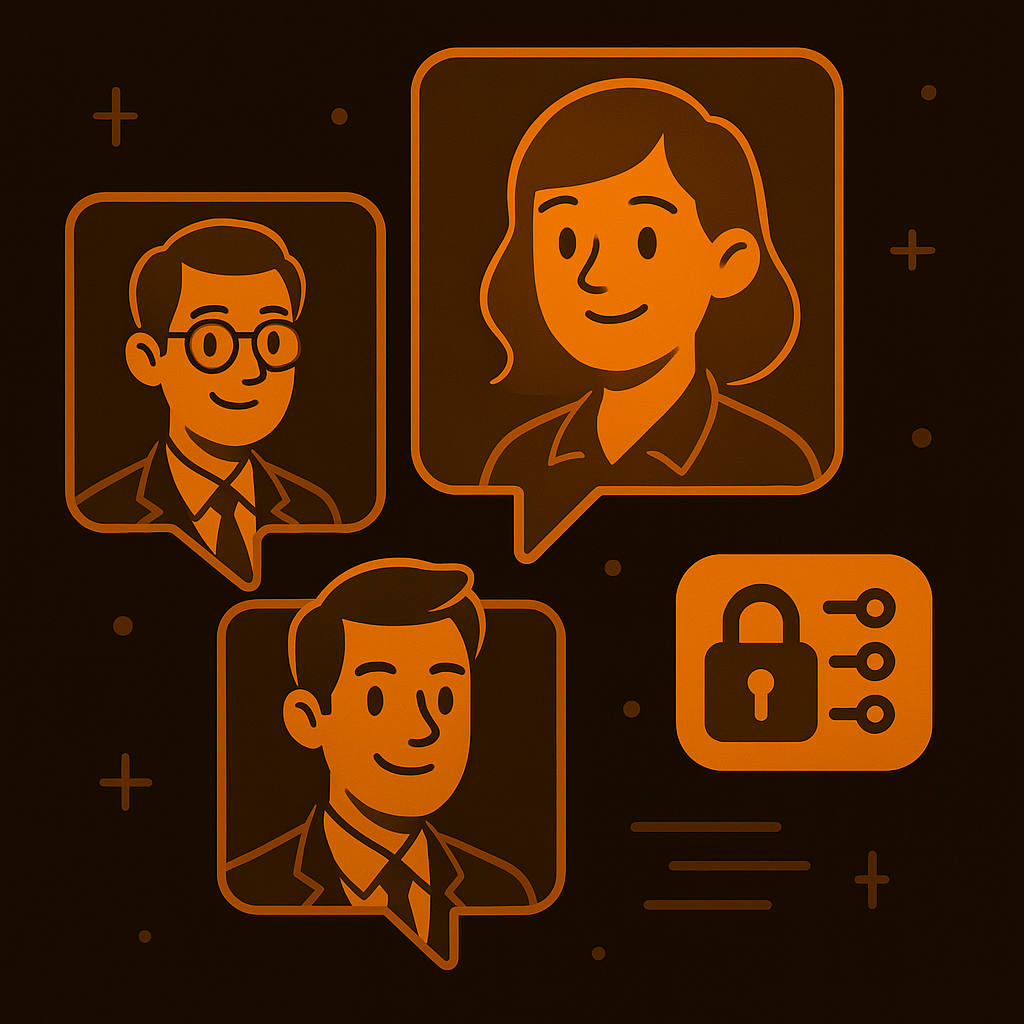 Access roles: Ask‑Only, Author, Boss